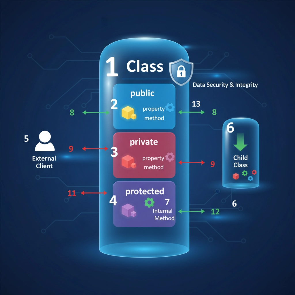 Implementing Encapsulation with Access Modifiers in PHP OOP | BMR Education