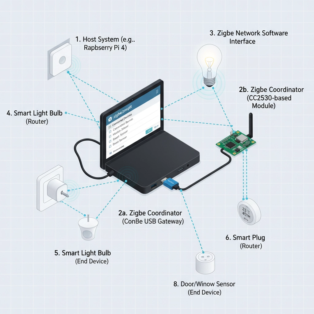 Setting Up a Zigbee Network with ConBee or CC2530 Devices | BMR Education
