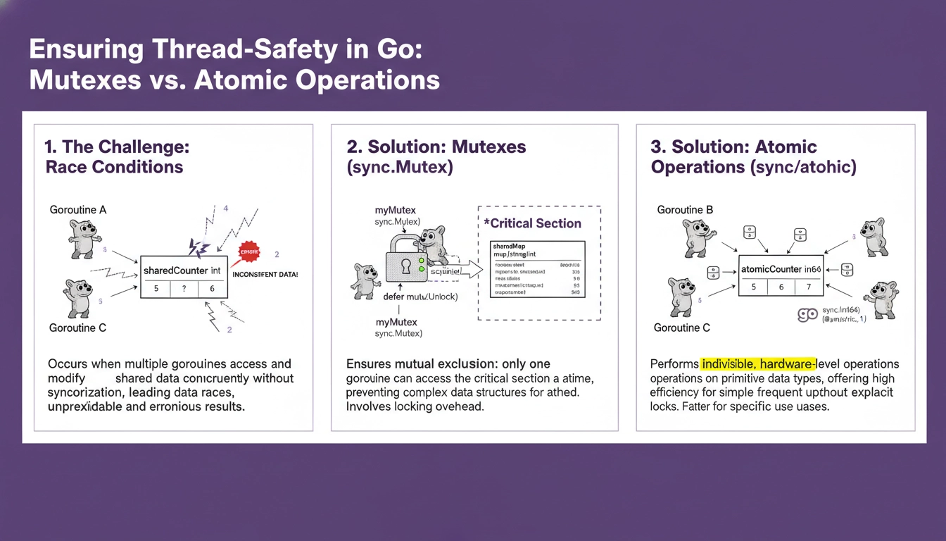 Ensuring Thread-Safety with Mutexes and Atomic Operations in Go | BMR ...