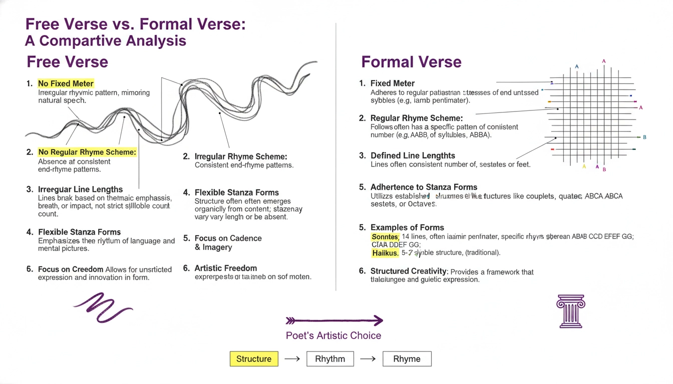 Free Verse vs. Formal Verse: A Comparative Analysis | BMR Education