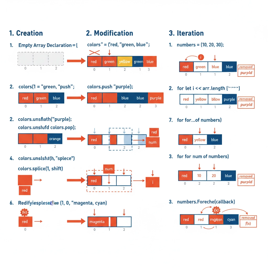 JavaScript Arrays: Creating, Modifying, and Iterating | BMR Education