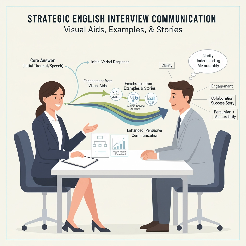 Using Visual Aids and Examples in English Interviews | BMR Education